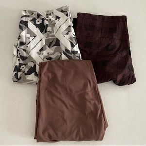 ⭐️ Brown Legging Bundle (3) Lularoe (OS)